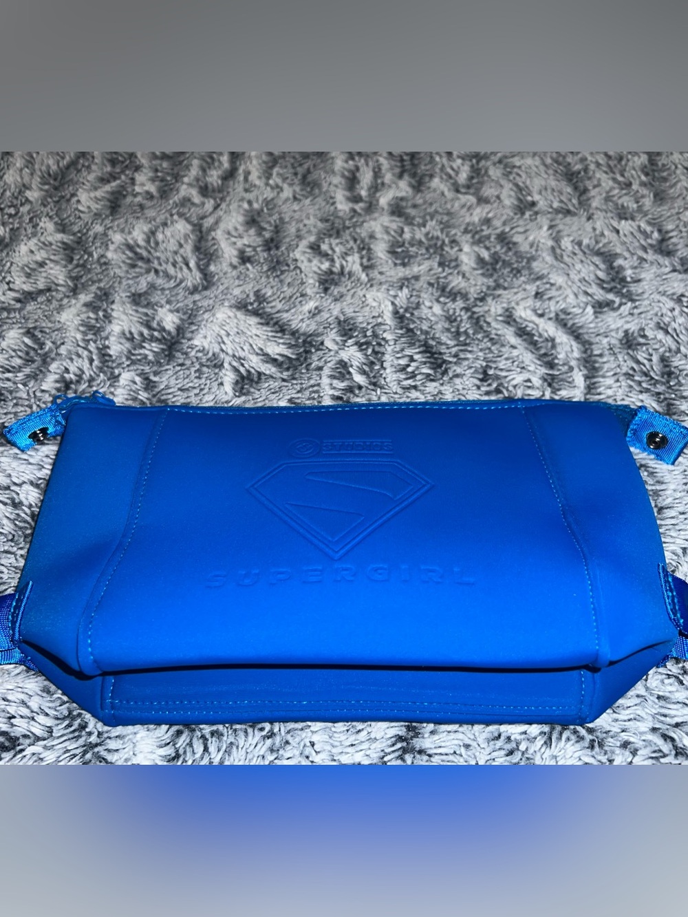 Joico Supergirl Makeup Bag Pouch Bright Blue